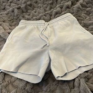 TNA blue sweatshorts